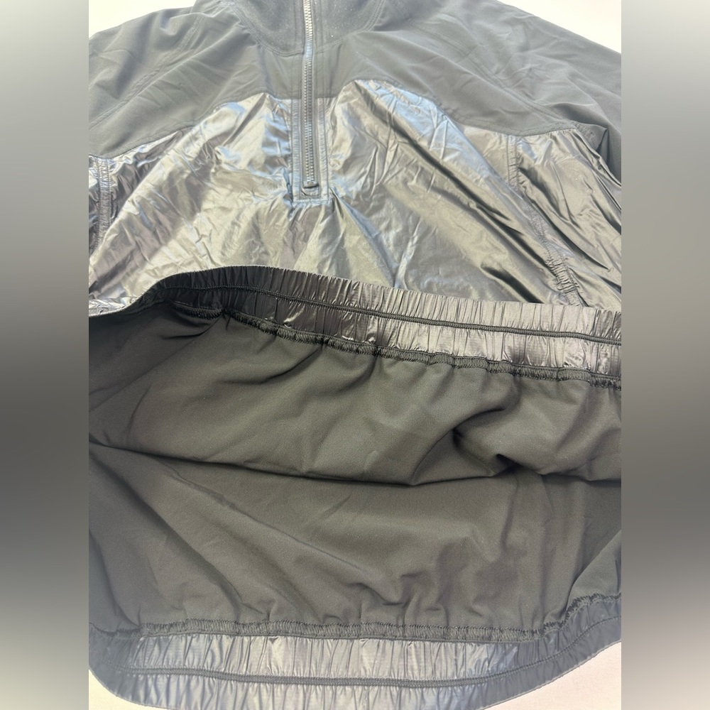 * lululemon All Roads half 1/2 Zip Black pullover light jacket Size 6 - Picture 6 of 11
